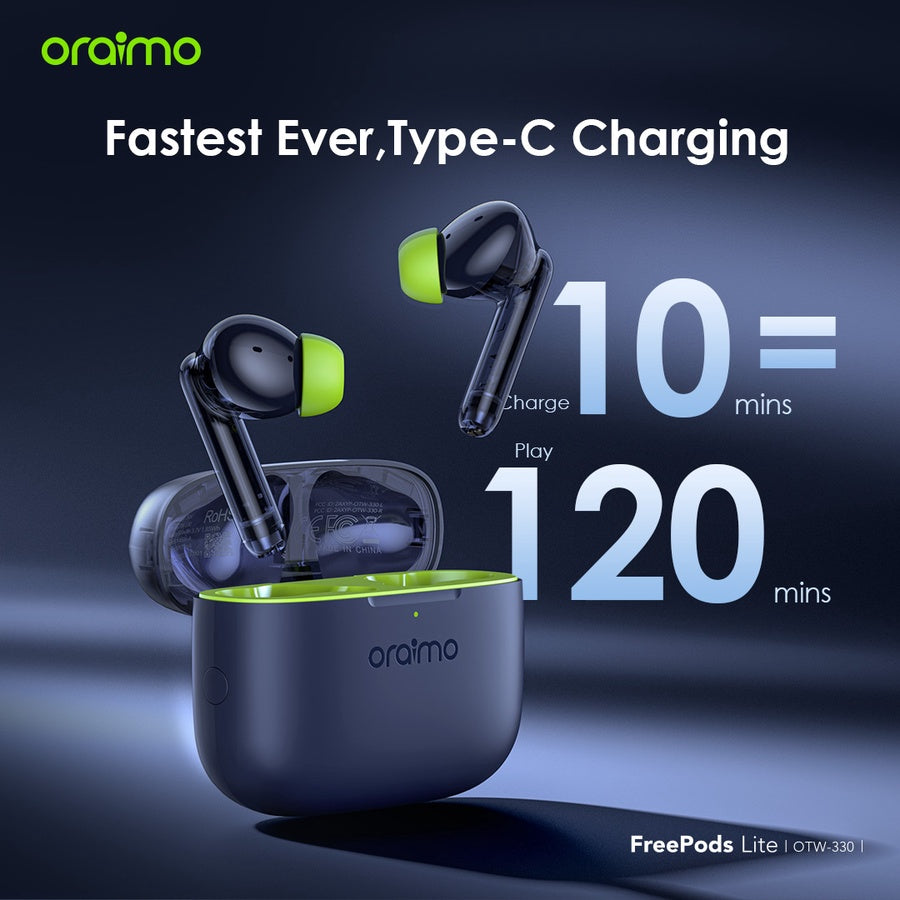 Oraimo lite oraimo FreePods Lite سماعات الأذن اللاسلكية الحقيقية ENC