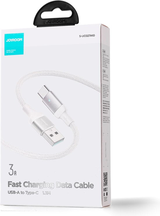 JOYROOM USB-A إلى Type-C – كابل طاقة وسرعة