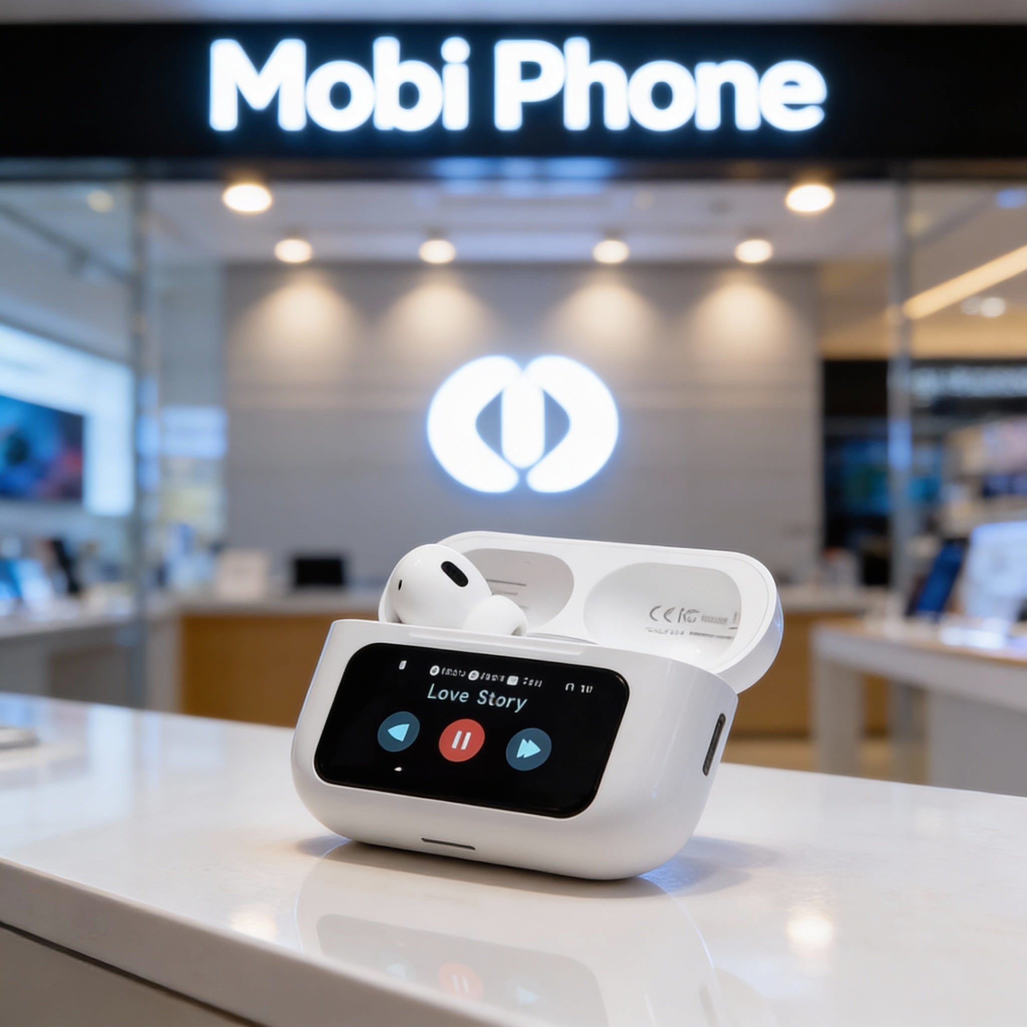 Airpods pro 2 with screen
