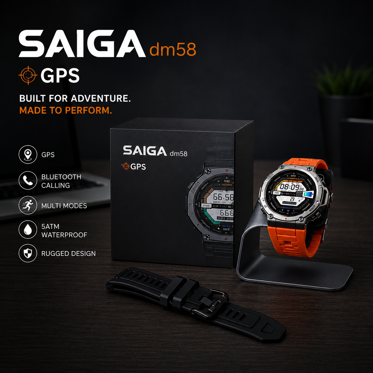 ساعة سمارت Saiga DM58