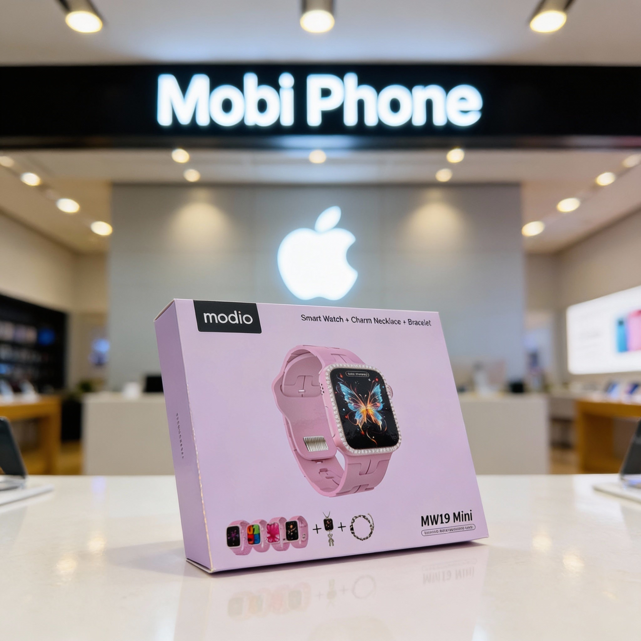 ساعة Modio MW19 Mini – شيك وأنيقة بلمسة ذكية